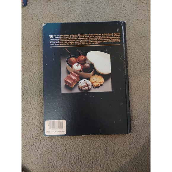 Vtg 1984 Chocolate Hardcover Better Homes & Gardens 1st Edition Recipes Cookbook - Picture 2 of 4